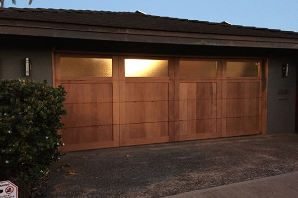 image of residential wooden garage door by Raynor